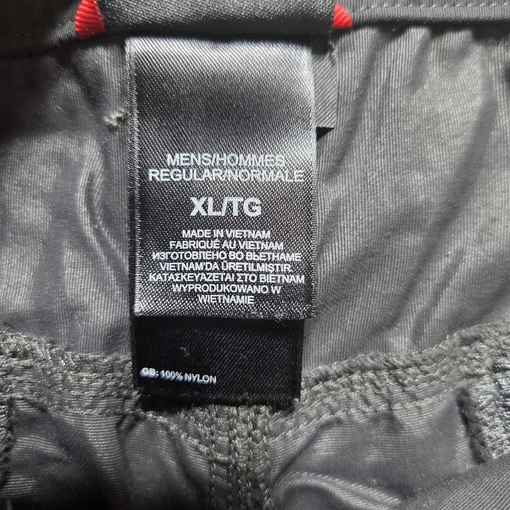 The‎ North Face Convertible Pants Mens 28x30 Size XL Charcoal Gray Belted